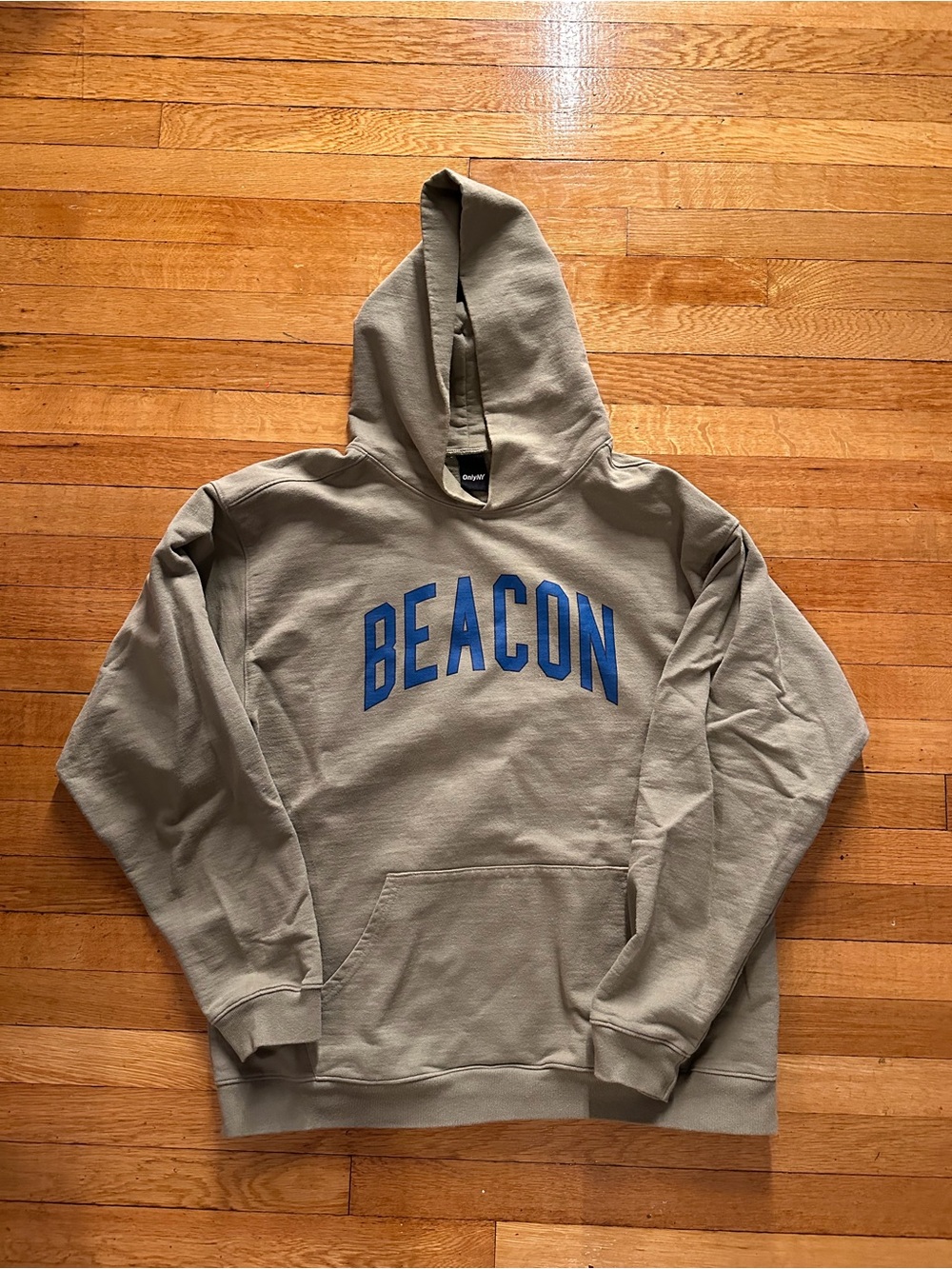 Only NY Beacon Hoodie Men’s Size XL Upstate New York Grey Green Streetwear